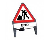 Men at Work c/w End Q Sign 750mm